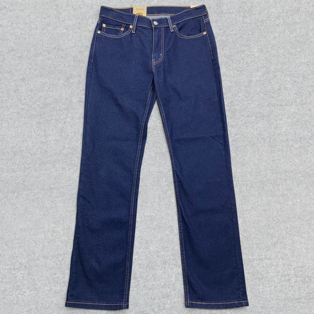 Levi's 514 Jeans Mens 30x30 Blue Denim Regular Fit Straight Leg Stretch Modern
